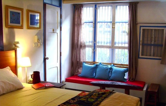 A room at Samsen 5 Lodge, Bangkok