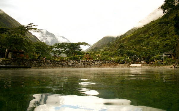 Enjoy the hot springs in Aguas Calientes, Machu Picchu