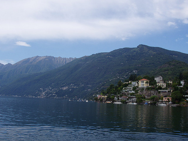 Lakeside in Lugano, Switzerland