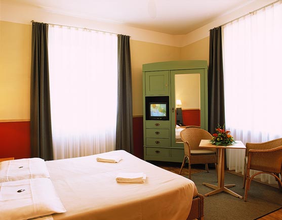 A room at Hotel Pestalozzi, Lugano