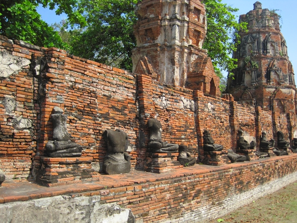 Headless Buddhas at Wat Phra Mahathat, Ayutthaya Thailand