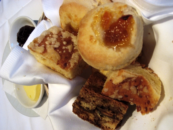 Pastry basket, Telepan Restaurant, New York