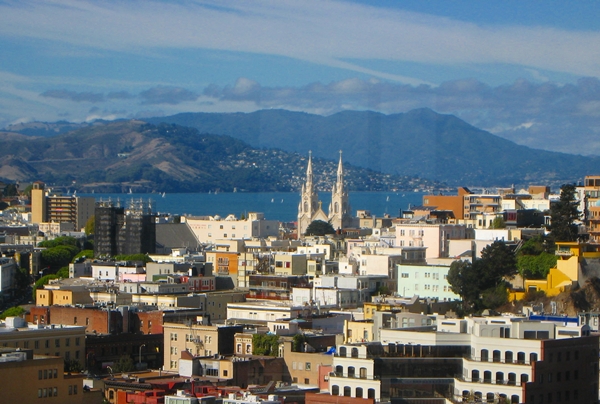 Bay view from Le Meridien San Francisco