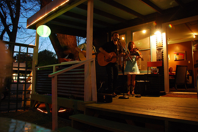 Live music and booze at House Wine, Austin