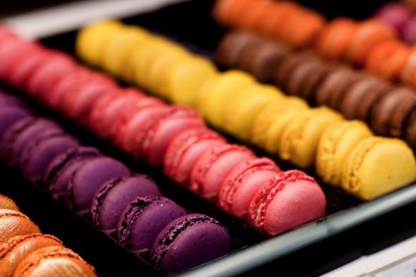 Macarons at Fauchon, Paris France