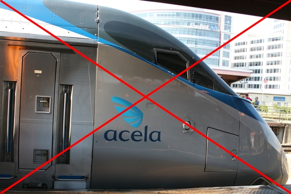 Overpriced for what it is: Acela "Express"