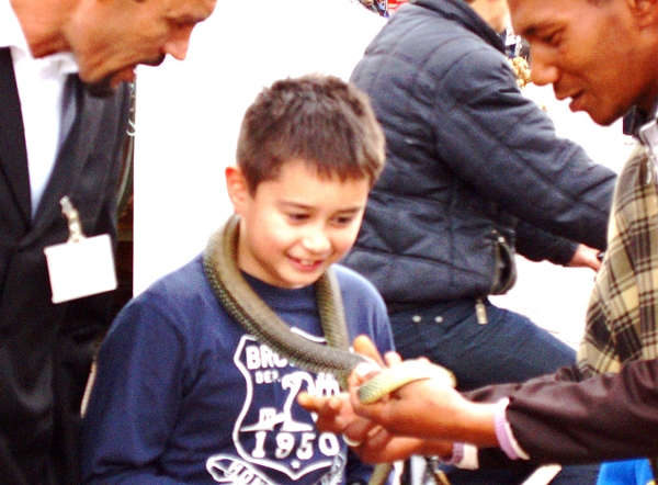 Snake Charmers, Djemaa el-Fna Square, Marrakech with Kids