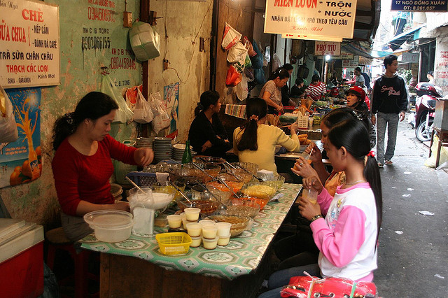 Don't miss the chance to experience street dining while in Hanoi