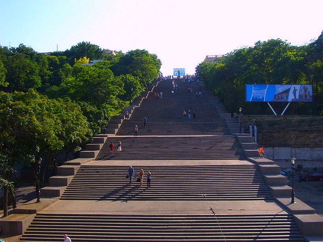 Don't forget to climb the Potemkin Stairs in Odessa