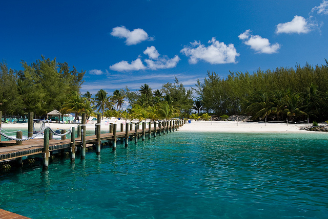 Beach, Blue Lagoon, Nassau Bahamas