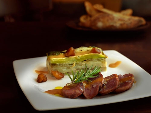 Braised Iberian Pork, Restaurante Pla, Barcelona Spain