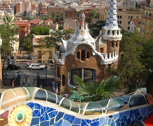 Gaudi's Parc Guell, Barcelona Spain