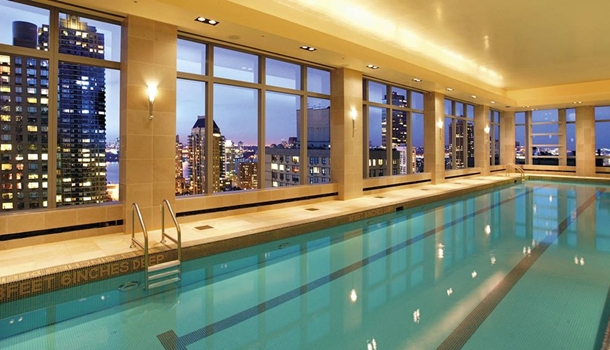 The Mandarin Oriental has NYC's longest pool