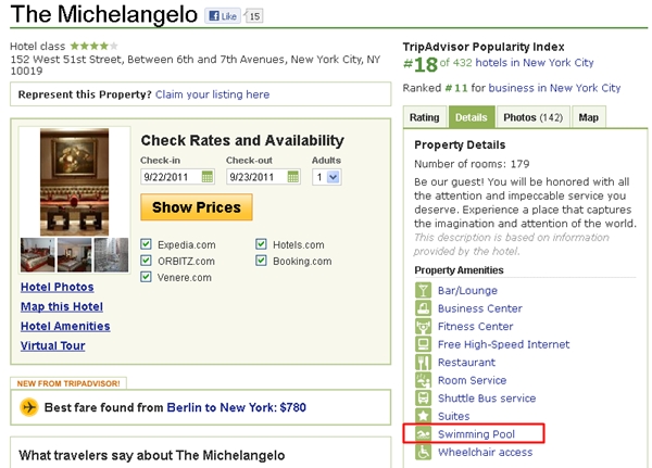 Don't Trust TripAdvisor on Which NYC Hotels Have Pools