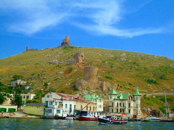 Cembalo Fortress, Balaklava, Sevastopol, Crimea, Ukraine