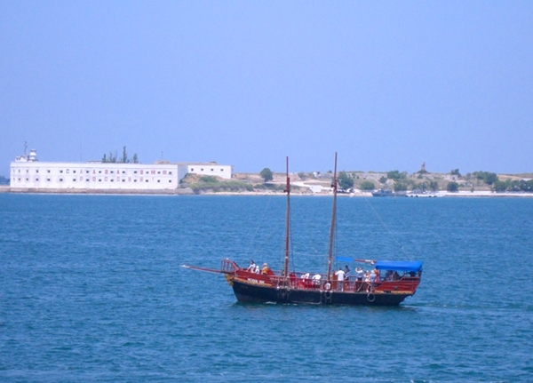Boat trip in Sevastopol Bay, Ukraine