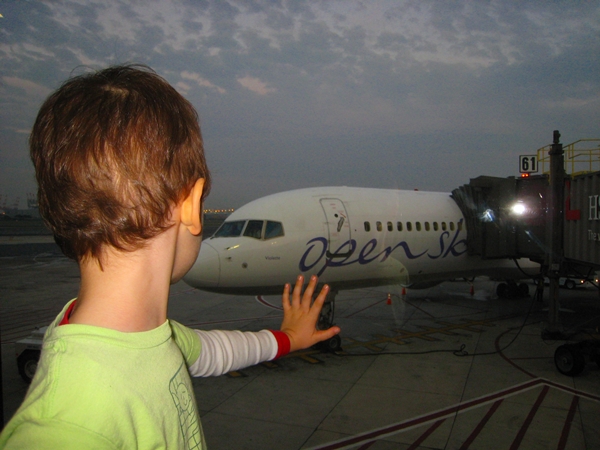 Our OpenSkies 757 aircraft from Newark to Paris