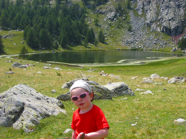 Alpine Lake in Mercantour National Park, France