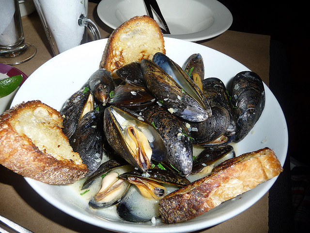 The famous mussels, Jack the Horse Tavern, Brooklyn