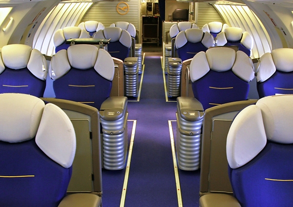 Lufthansa First Class Cabin