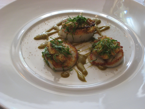 Sea Scallops with Caramelized Cauliflower, Jean Georges