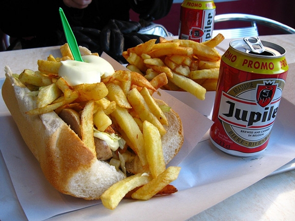 Frites at Fritland, Brussels