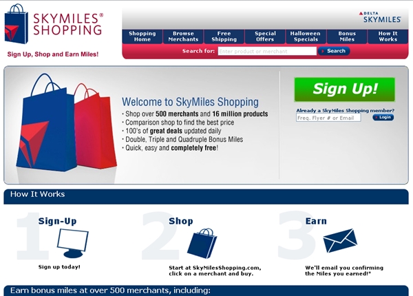 Maximize Miles with Online Mileage Mall Shopping Portals-Skymiles Shopping