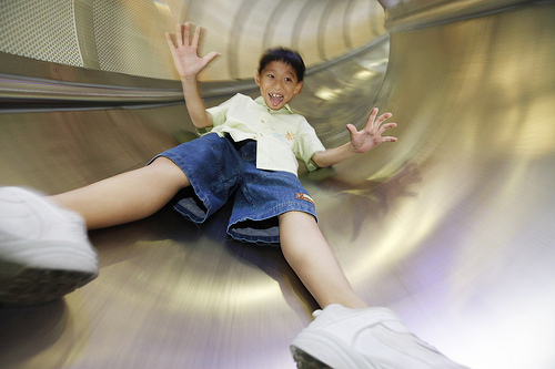 Best Airports for Kids-Slide at T3 Singapore Changi