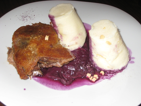 Hospoda NYC Review: Confit of Duck Leg with Dumplings