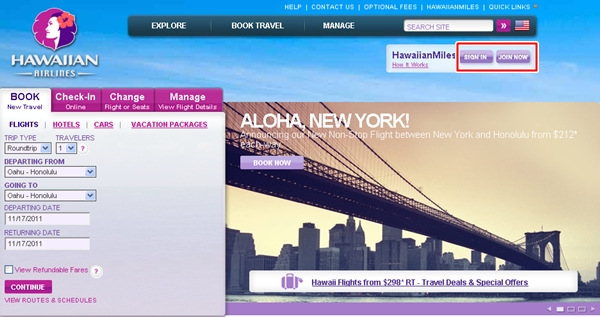 How to Fly Hawaiian Airlines from NYC to Hawaii with American AAdvantage Miles