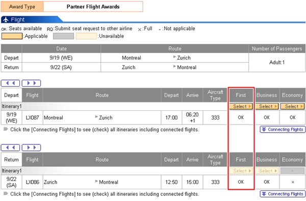 How to Use ANA to Search for Star Alliance Award Space