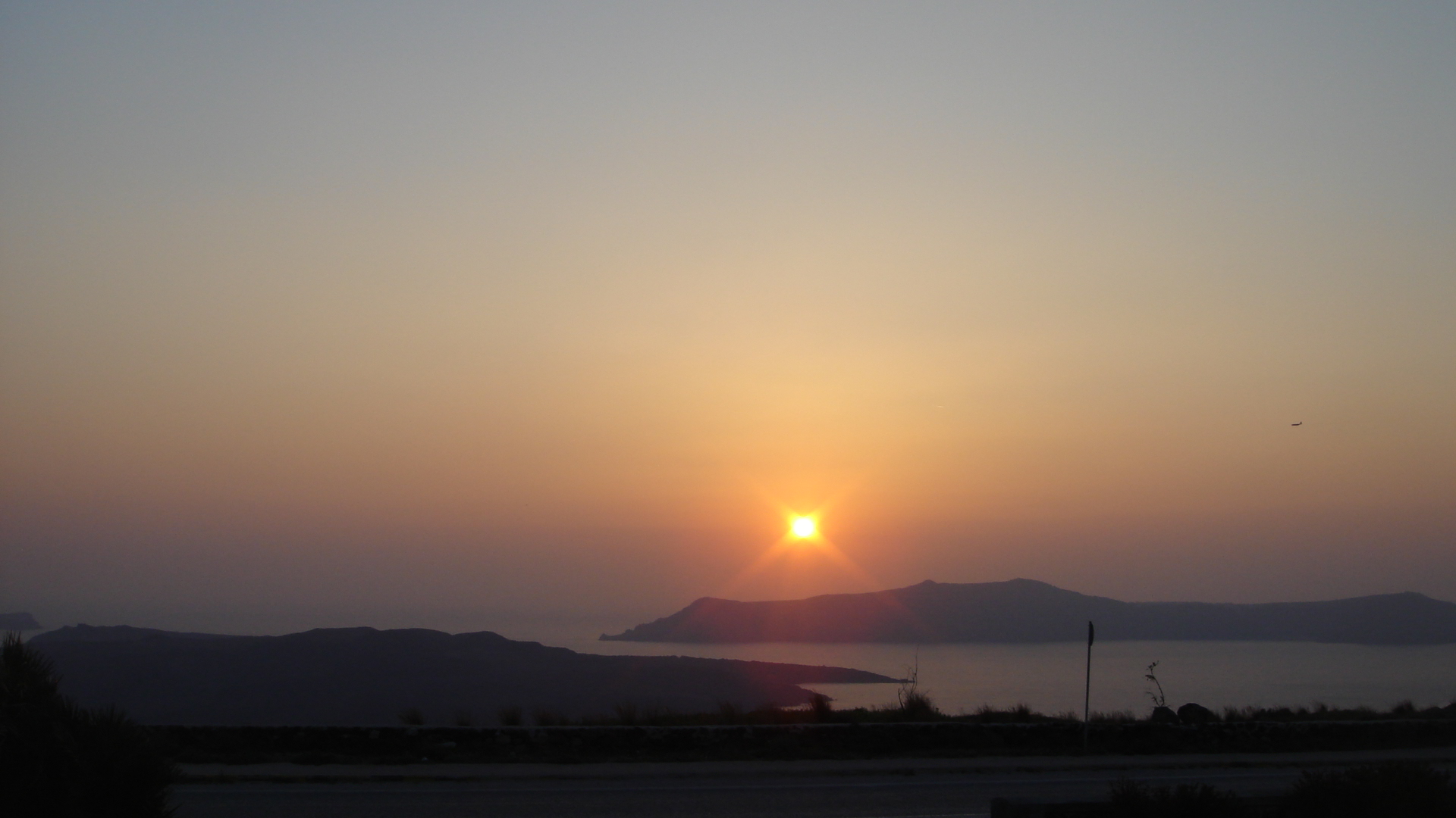 Sunset over the Caldera
