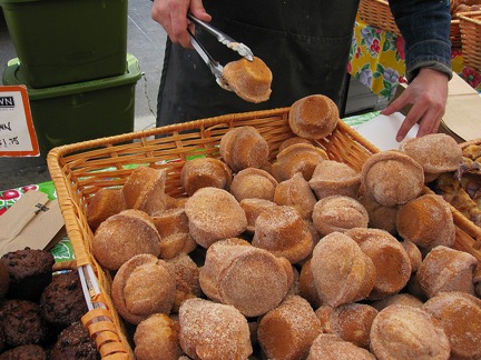 Donut Muffins from the Farmers' Market