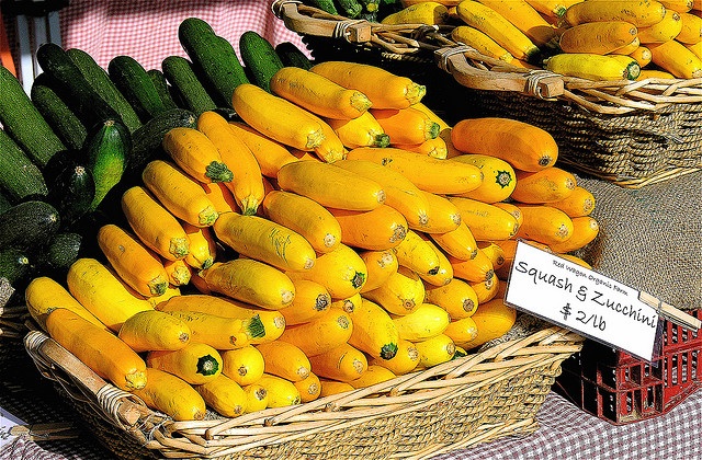 Zucchini at the Boulder Farmers' Market