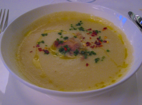 Le Caprice, NYC Restaurant Review-White Bean Soup with Duck Confit