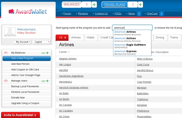 AwardWallet Review: Track Miles and Points