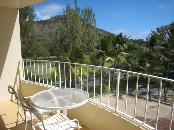 View of Diamond Head, Aqua Lotus Aqua Lotus Honolulu Hotel Review