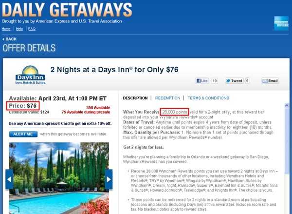 Daily Getaways: Buy Wyndham Points to Get United or AA Miles at 0.6 Cents Each