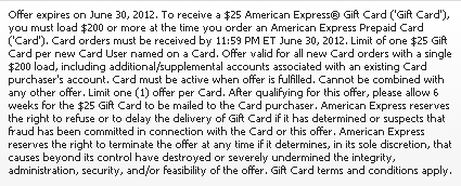 Free $25 AMEX Gift Card for New AMEX Prepaid Card Users