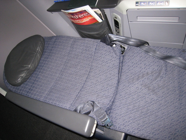 United BusinessFirst Lie Flat Seat