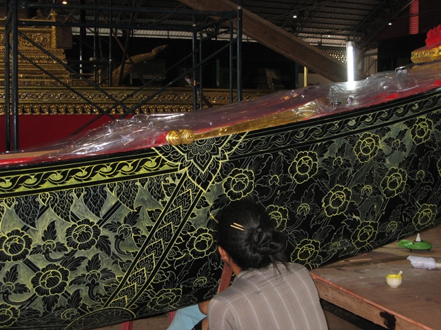 Royal Barges Museum Bangkok-painstaking design work