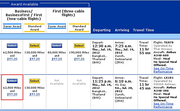 Swiss Business Class Review