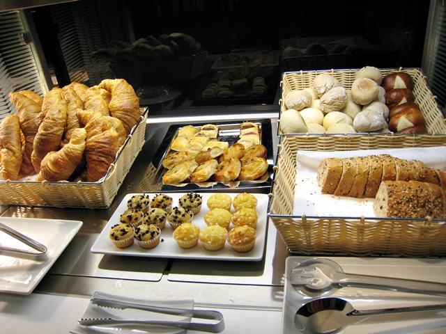 Swiss Arrivals Lounge in Zurich Airport-Breads and Pastries