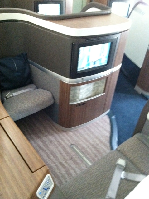 Cathay Pacific First Class Suite-Leg Room