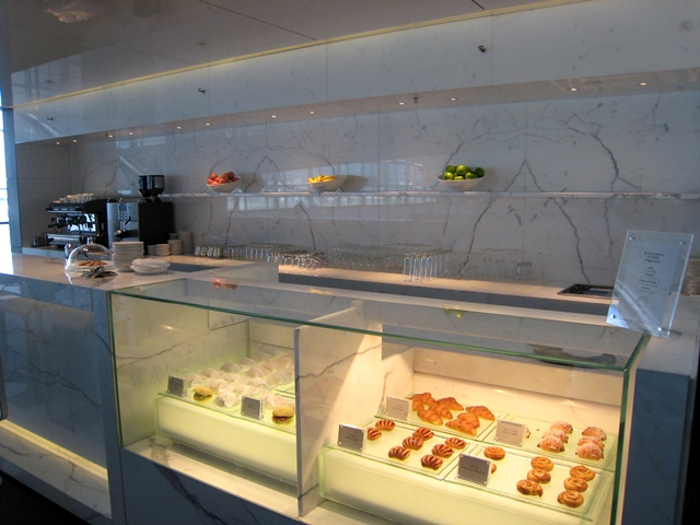 Pastries at Cathay Pacific The Wing Business Class Lounge