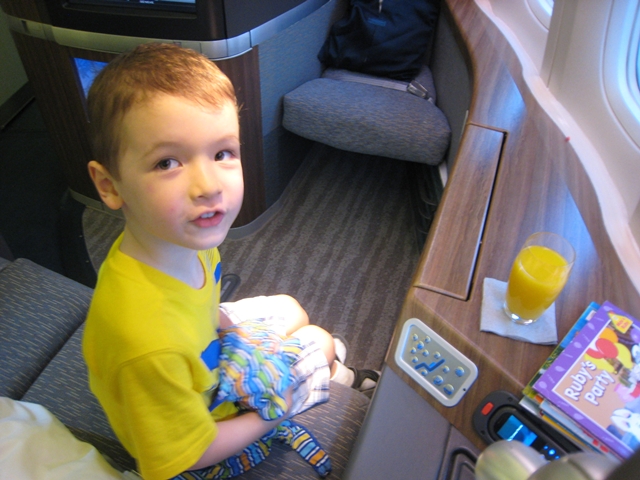 Top 10 Reasons to Fly First Class with Kids