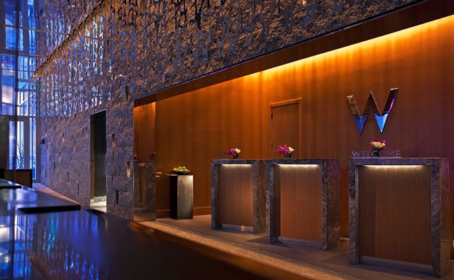 W Boston Hotel Review - Reception