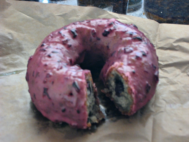 Doughnut Plant Chelsea NYC Review - Wild Blueberry Doughnut