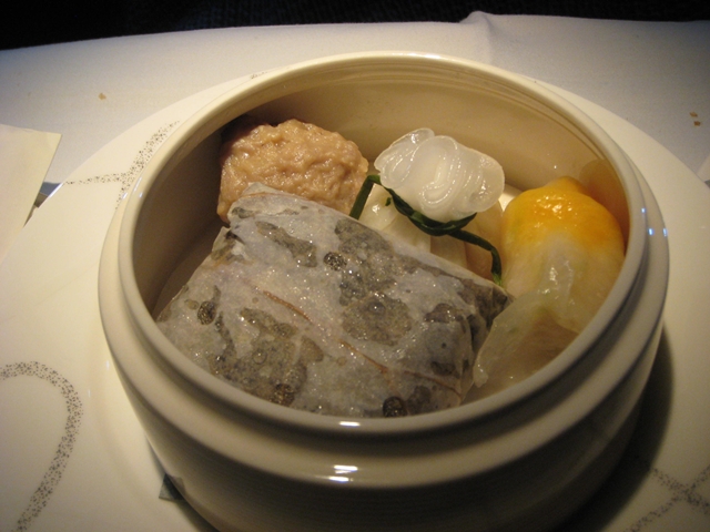 Cathay Pacific First Class Review: Dim Sum Breakfast