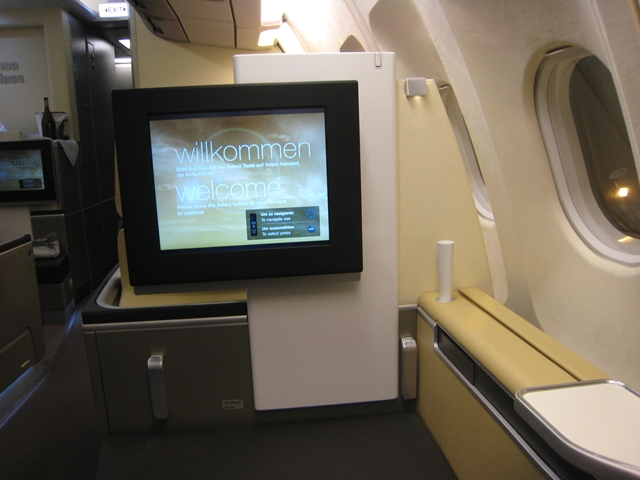 Lufthansa New First Class Review - Seat 2K